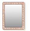 Rose Gold Square Crystal Mirror